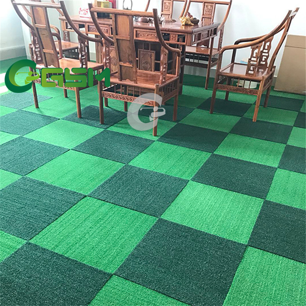 Nylon 6 Square Mat Area Rug for Indoor Office