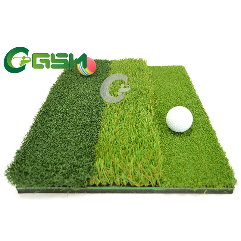 Golf Hitting Mat Portable 3-in-1 Training Mat 3ZD-1
