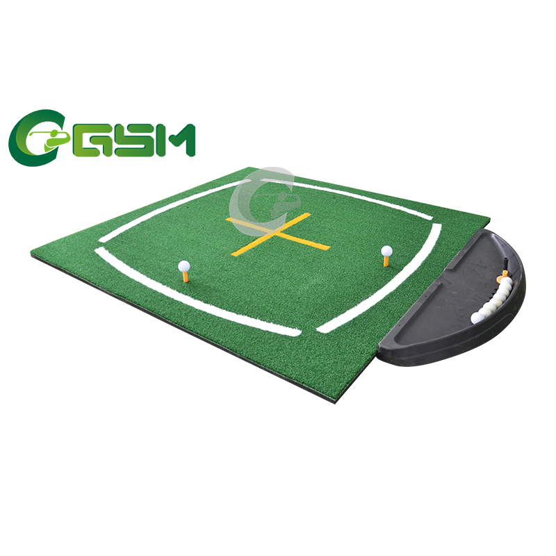 1.5*1.5m Golf Hitting Mat Outdoor Golf Teaching Mats for Driving Range 1515BYJ+
