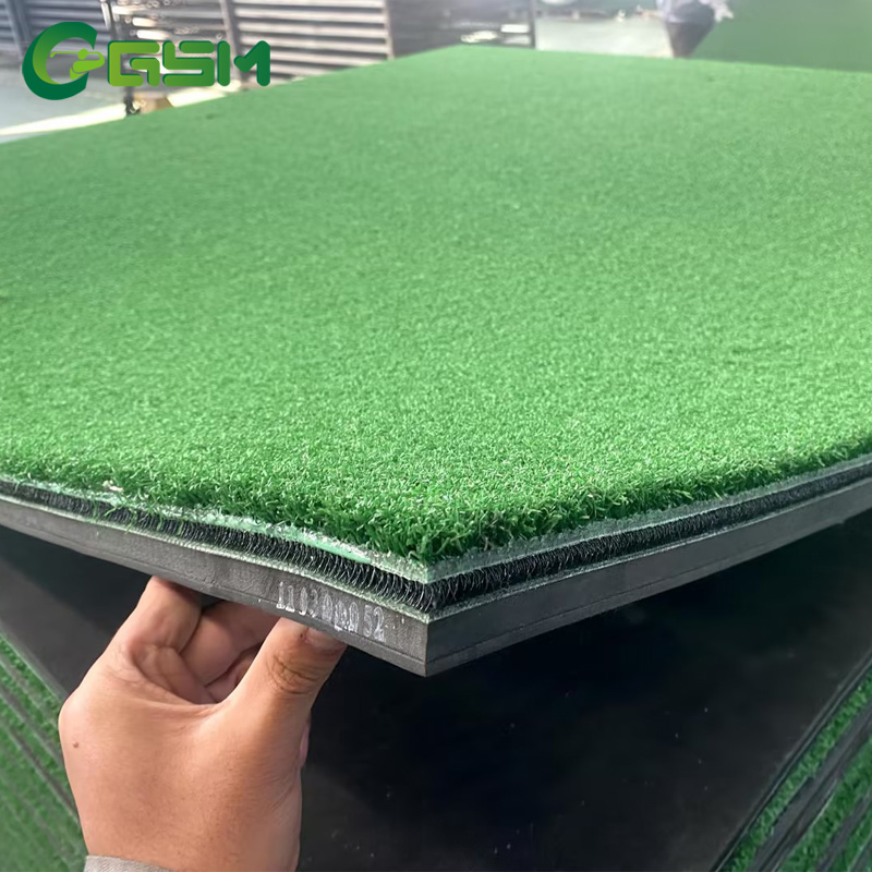 Golf Hitting Mat Heavy Rubber Base Practicing Mat 4*5/5*5 3D-1