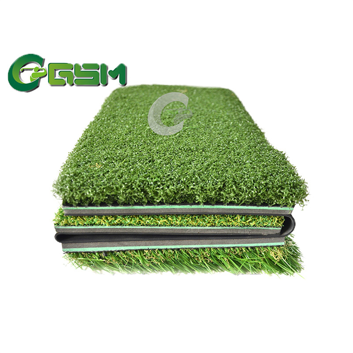 Golf Hitting Mat Individual Practicing Mats 3ZD Foldable Chipping Mats
