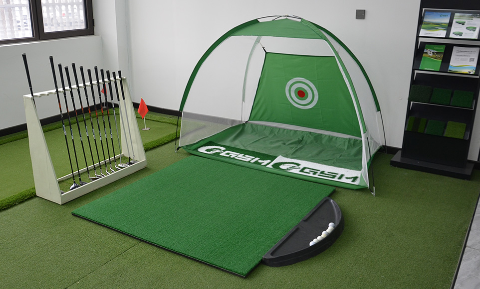 Improve your golf at home with the GSM Golf Hitting Mat