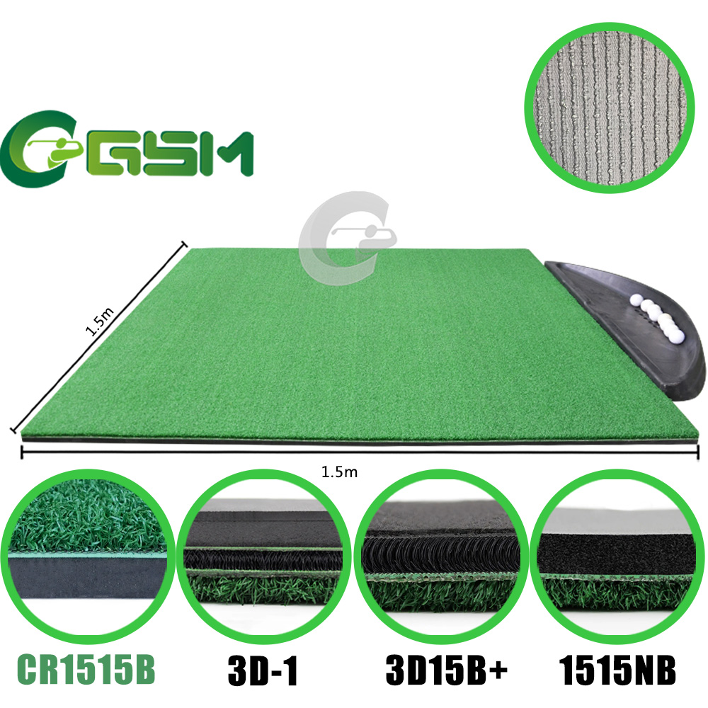 High Quality Golf Hitting Mat EVA Foam with Turfted Turf CR1515B